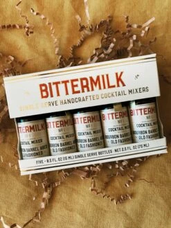 Bittermilk: Single Serve Bourbon Barrel-aged Old Fashioned 5-Pack -Home Goods Store IMG 9191