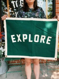 Oxford Pennant: Explore Camp Flag