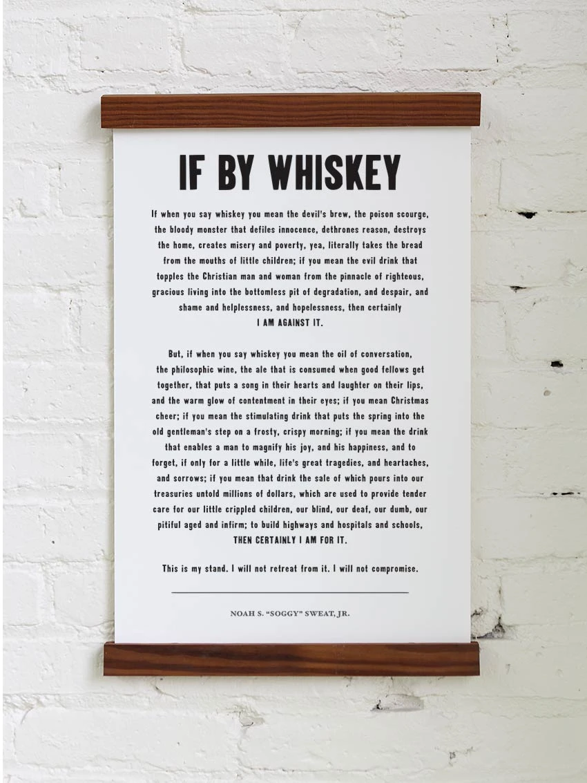 Old Try: If By Whiskey Print - 13x20 5 Old Try: If By Whiskey Print - 13x20 - Image 5