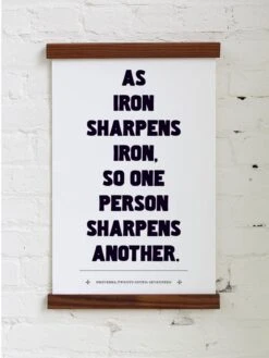 Old Try: Proverbs 27:17 Print - 13x20 -Home Goods Store Proverbs2717OldTry3 1800x1800 b7866bed fa09 4d76 9f61 11a5e2a6b797