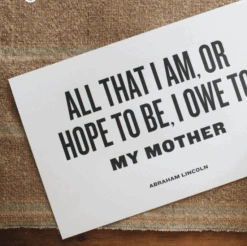 Letterpress: All That I Am Owe To My Mother -Home Goods Store ScreenShot2019 03 07at4.18.35PM