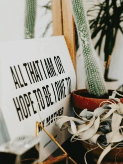 Letterpress: All That I Am Owe To My Mother -Home Goods Store ScreenShot2019 03 07at4.18.47PM