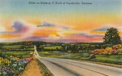 Highway 71 In Fayetteville, Arkansas Art Print -Home Goods Store a20ab18bc558d55a563a8de2c074f4f77641c78c342a0dbed234ee0933775b4d