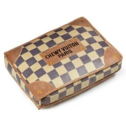 Checker Chewy Vuiton Bed - Small/Medium -Home Goods Store bc158bbd471ec70fca98841a2adc8387389164d8f734ddcbf1780722c471fe87