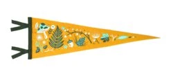 Oxford Pennant: Brave The Woods Pennant -Home Goods Store bravethewoods