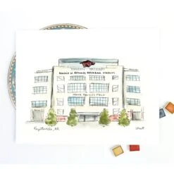 University Of Arkansas Stadium Print (End Zone) 5 University Of Arkansas Stadium Print (End Zone) -Home Goods Store c7e3a3404267a77914214b1bfaeae2f401ded1045985a602321e0c904acff0a8