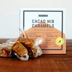 Pappy & Co: Cacao Nib Caramels -Home Goods Store cacaonibs