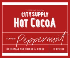 City Supply Peppermint Hot Cocoa - 12oz -Home Goods Store citysupplyhotcocoapeppermint