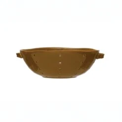 Stoneware Colander With Handles (PICK UP ONLY) -Home Goods Store colander