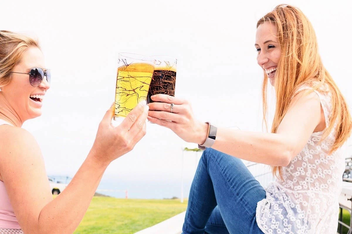 University Of Arkansas Campus Map Pint Pair 7 University Of Arkansas Campus Map Pint Pair - Image 7