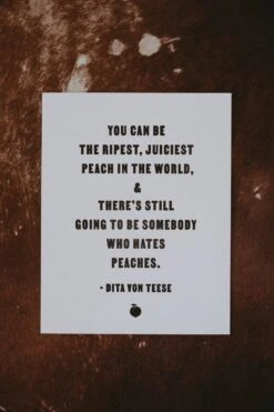 The Bee & The Fox: The Ripest Peach Print