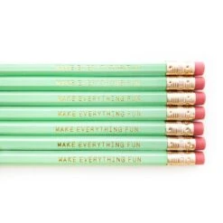 Make Everything Fun Mint Pencils - Set Of 7 -Home Goods Store fc1c1b6249970b130b7ec9ad04461730ae55544229a418156b0f0b2f9da6d963