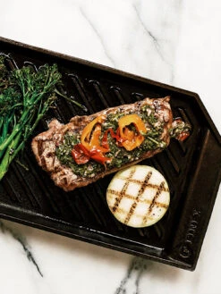 Finex: Cast Iron Lean Grill Pan - 15 In