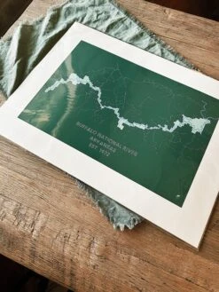 Buffalo National River Map - Forest