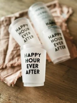 Happy Hour Ever After Reusable Cups