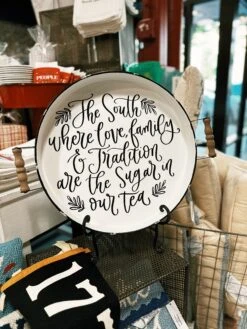 South Family Tradition Enamel Tray -Home Goods Store image 1ab10bbd d7a8 4b3f a5b8 babcc69d1775