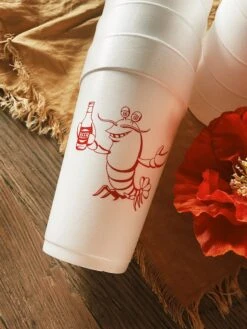 Crawfish And Beer Foam Cups -Home Goods Store image 242875a5 f10d 48af a816 f0ad0b94ca65