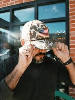 Burlebo: American Flag Camo Hat