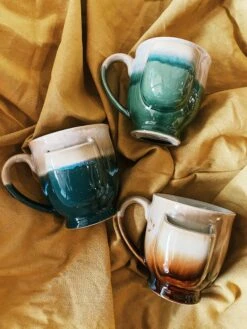 Stoneware Mug W/ Teabag Holder