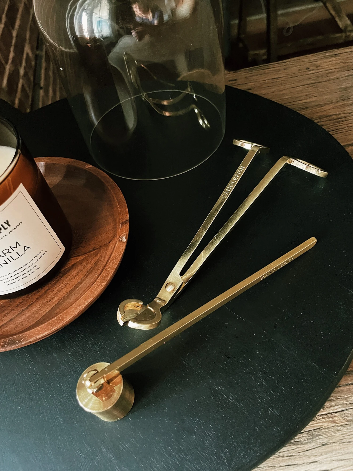 Engraved Brushed Gold Wick Trimmer 2 Engraved Brushed Gold Wick Trimmer - Image 2