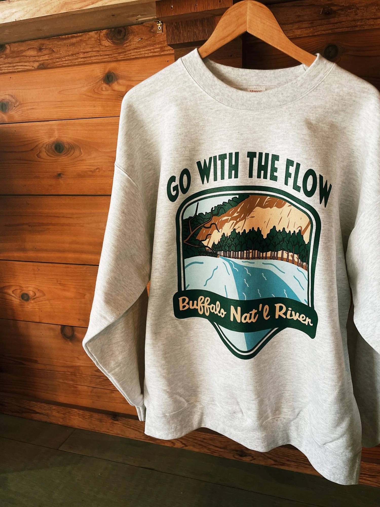Go With The Flow Buffalo River Sweatshirt 1 Go With The Flow Buffalo River Sweatshirt