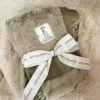 Little Giraffe: Luxe Baby Blanket - Flax