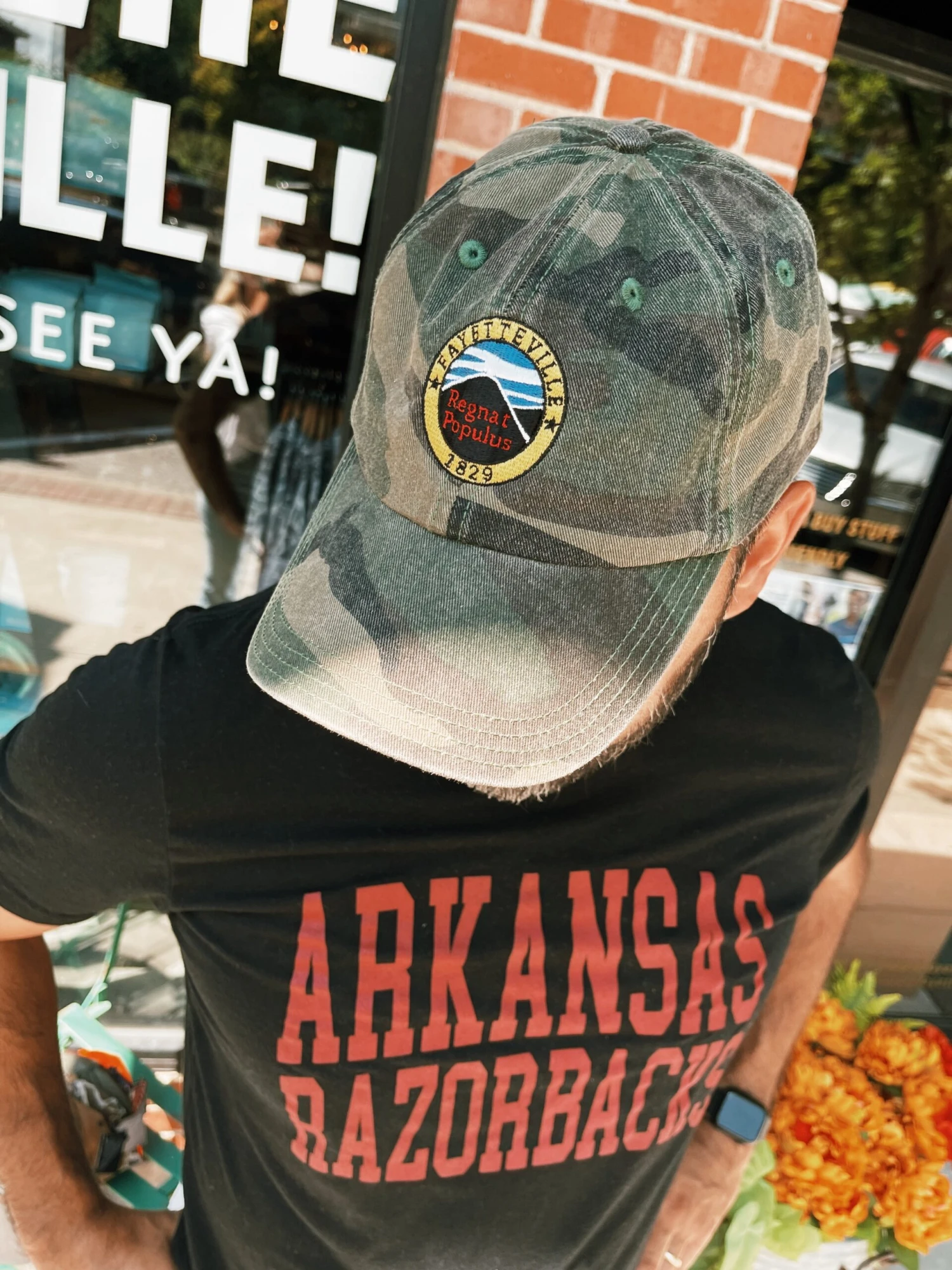 Fayetteville Motto Hat - Camo 2 Fayetteville Motto Hat - Camo - Image 2