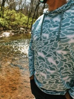 Burlebo: Performance Hoodie - Seaside Camo -Home Goods Store image 71e5ed41 80b0 49c0 81f3 4489c8bc94aa