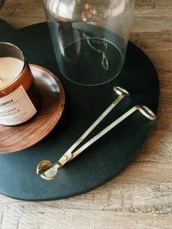 Engraved Brushed Gold Wick Trimmer