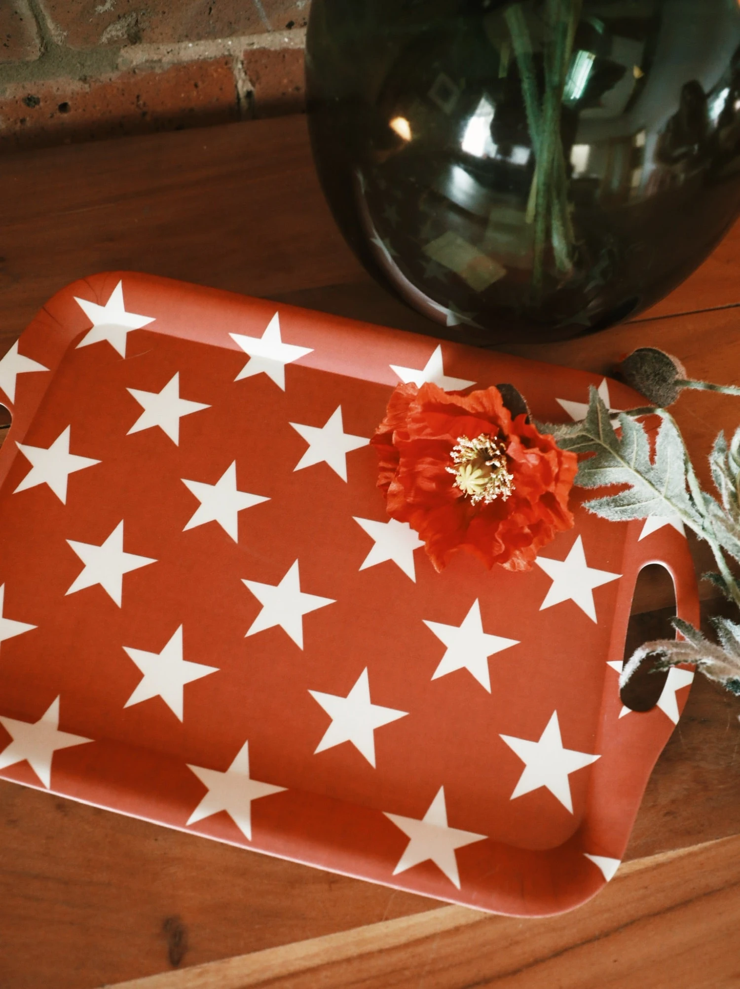 Red Star Reusable Bamboo Tray 2 Red Star Reusable Bamboo Tray - Image 2