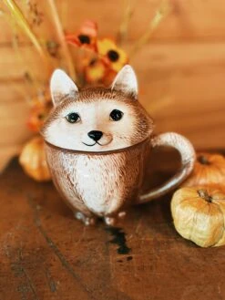 Fox Mug With Lid
