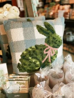 Bunny Topiary Hook Pillow