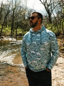 Burlebo: Performance Hoodie - Seaside Camo