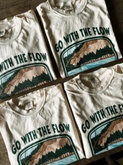Go With The Flow Buffalo River T-Shirt -Home Goods Store image 9e8f4b60 bc7e 4fa1 a02d 294d185c0782
