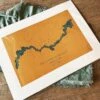 Buffalo National River Map - Golden Hour