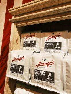 Arsaga's Coffee Roasters: Night Train Espresso -Home Goods Store image aa64fb7f 7f17 41c7 aa49 17dab46e73f8