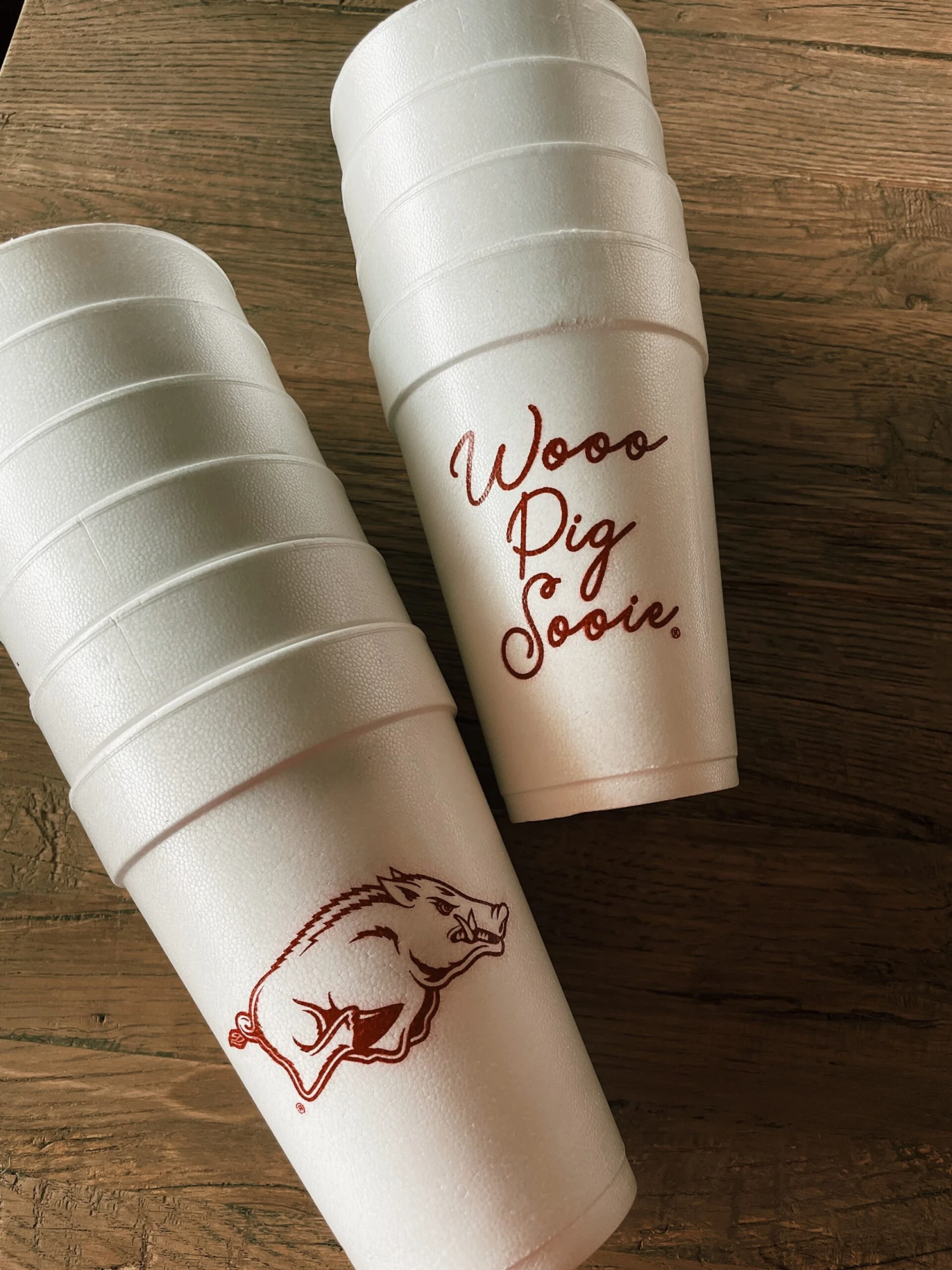 Wooo Pig Sooie Razorback Foam Cups 9 Wooo Pig Sooie Razorback Foam Cups - Image 9