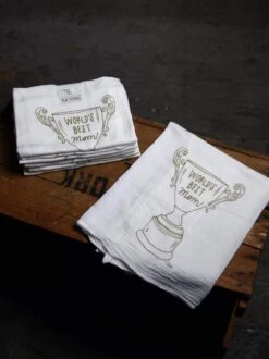 Mom Trophy Tea Towel -Home Goods Store image af0ce62e 34e8 426e a12a 646645832c19