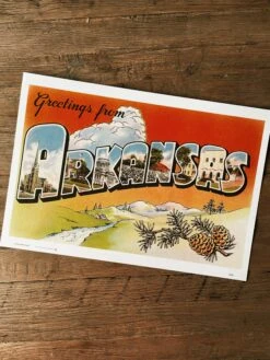 Greetings From Arkansas Art Print