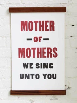 Old Try: Mother Of Mothers Print - 13x20 -Home Goods Store image b84a96d2 c02e 44fb a92a b5746ab94f32
