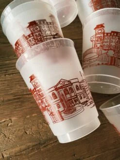University Of Arkansas Campus Skyline Reusable Cups 25 University Of Arkansas Campus Skyline Reusable Cups -Home Goods Store image baf60c1f dac9 4c02 94a1 6fbf65056889