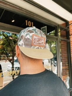 Burlebo: Full Camo Mesh W/ Patch Logo Hat -Home Goods Store image bdaafa78 e083 4cb5 9d8a 3f1a39afce07