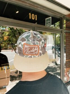 Burlebo: Full Camo Mesh W/ Patch Logo Hat