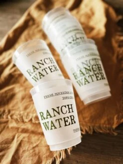 Ranch Water Reusable Cups -Home Goods Store image ca057721 cf93 40af 8d47 88e27c71caba