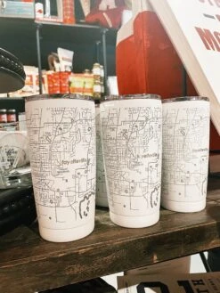 Fayetteville, AR Map Insulated Tumbler -Home Goods Store image cd2e7642 ae05 42ab 80ae 5d24e7ea7430