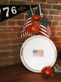 Land Of The Brave Serving Tray