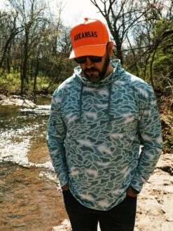 Burlebo: Performance Hoodie - Seaside Camo -Home Goods Store image d4593b48 b87c 41bc ac4c 61aae6df729e