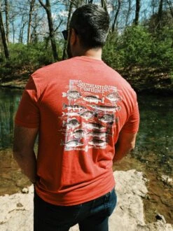 SEC Fish T-Shirt - Red -Home Goods Store image d5e8e915 cb42 4e61 a4aa dfad397b0ea3