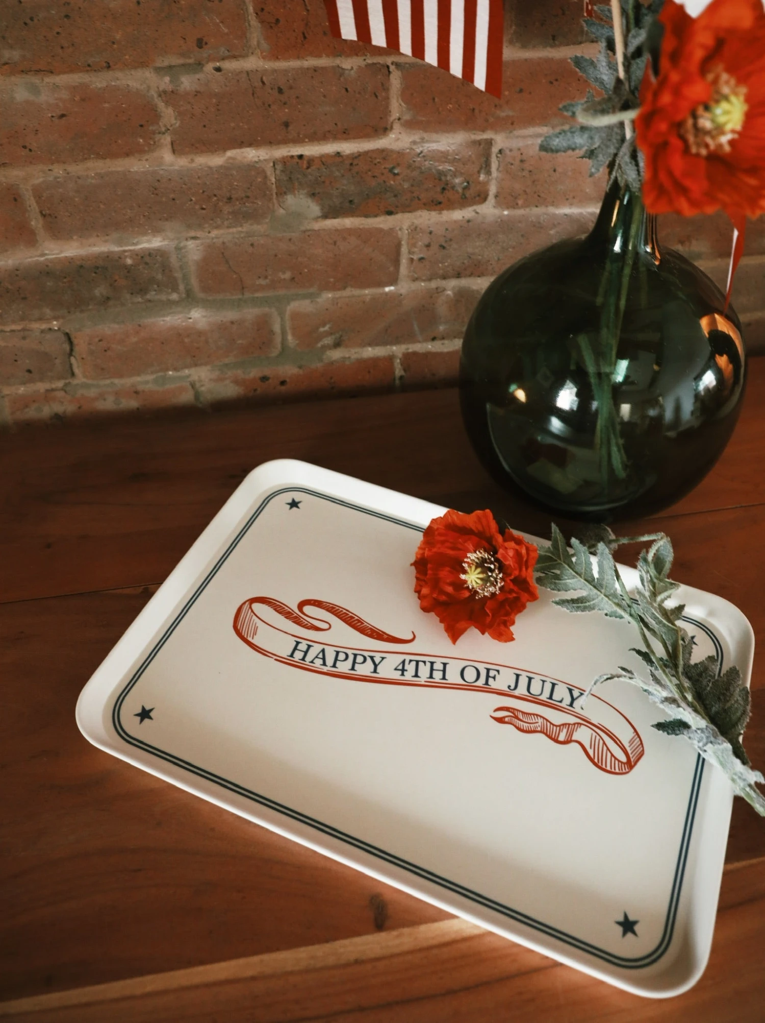 Happy 4th Of July Serving Tray 1 Happy 4th Of July Serving Tray