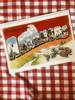 Greetings From Arkansas Art Print -Home Goods Store image eb620498 5232 462f ad2d be94eda9e895